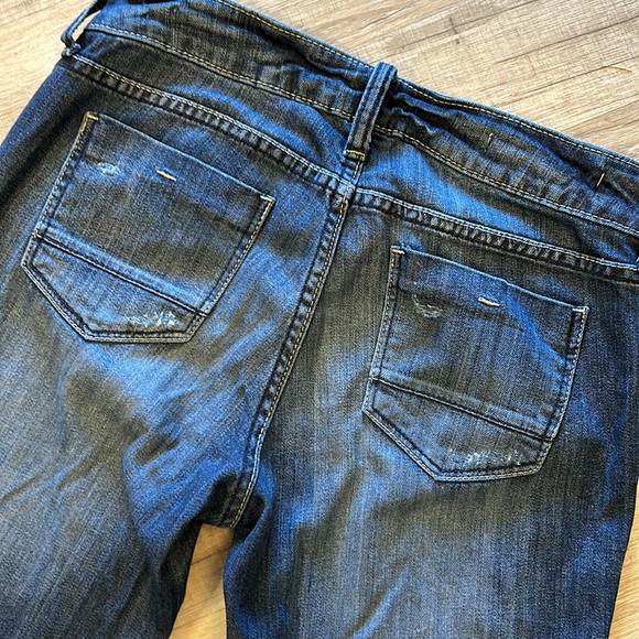 27.25” Waist Dark Wash Decree Jeans Size 5 Juniors EUC - Picture 4 of 4